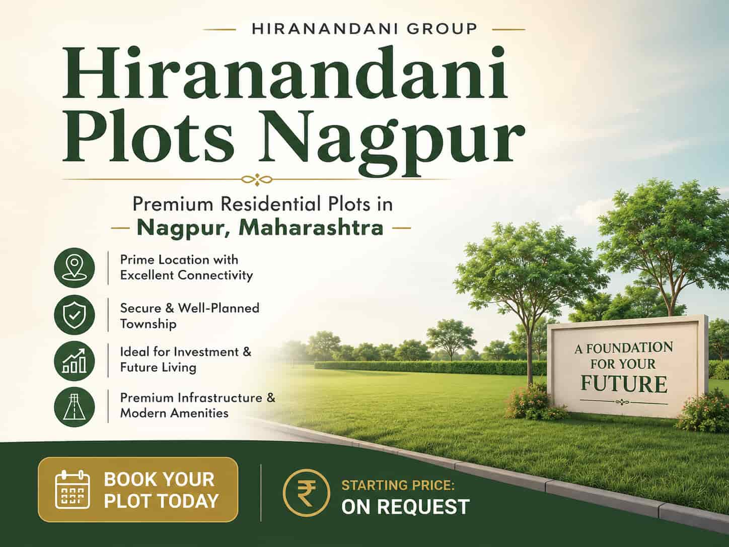 Hiranandani Plots Nagpur Banner