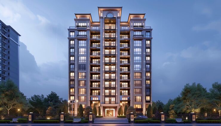 Hiranandani Westgate, Hiranandani Estate Road, Kavesar, Ghodbunder Road, Thane West, artist impression